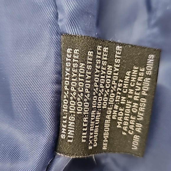 Steve Madden long bright blue long jacket full zipper belt attached hood - Picture 13 of 14